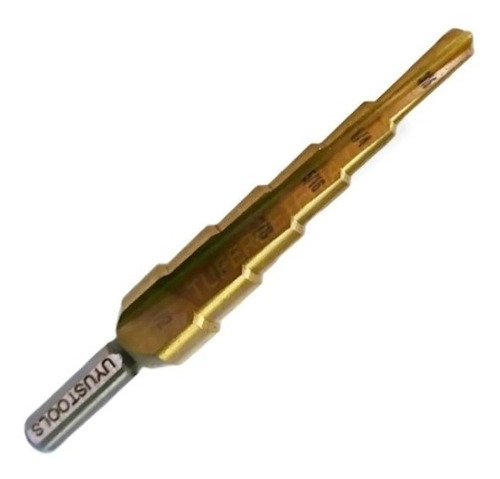 Broca Escalonada Juego 3 Pc Titanio