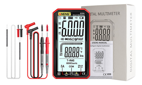 Diodo Lcd Ac/dc De Frecuencia De Rango Automático Tester Hva