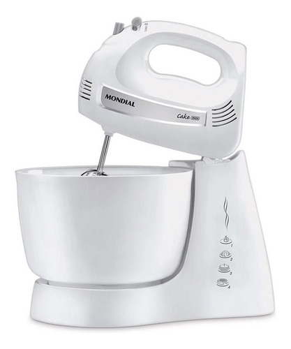 Batedeira Premium Cake Inox B-50-w 500w Branca Mondial Cor Branco 110V