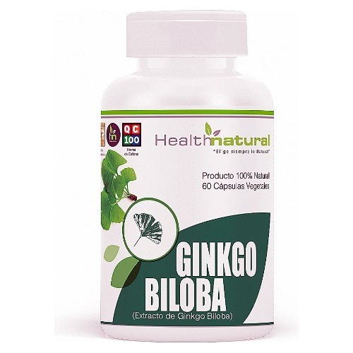 Ginkgo Biloba 60 Unidades De  500mg Healt Natural