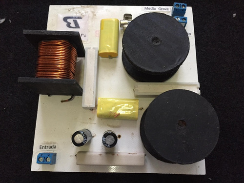 Imagen 6 de 6 de Crossover Pasivo Profesional Divisor De Frecuencia 4-8 Ohms