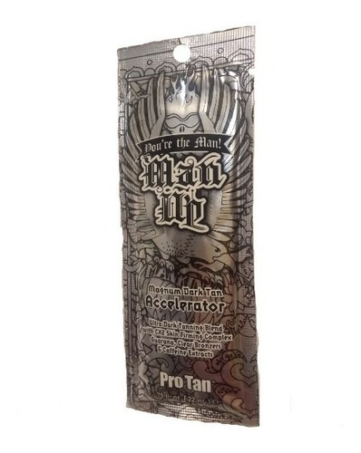 Pro Tan Bronceador Para Cama Man Up+ Guante Aplicador