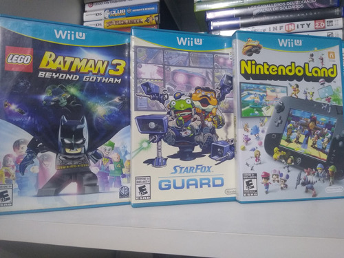 Pack 3 Juegos Wii U ,batman Lego 3, Nintendo Land, Star Fox