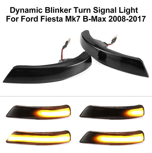 Espejo Retrovisor Led Con Luz Intermitente Dinámica, 2 Pieza