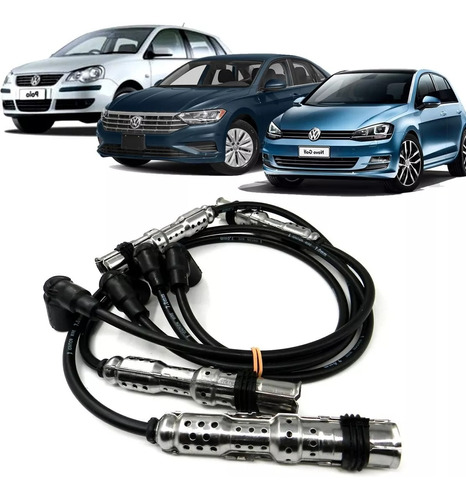  Cables De Bujias Vw Bora Golf 2.0 8v Aptos Gnc