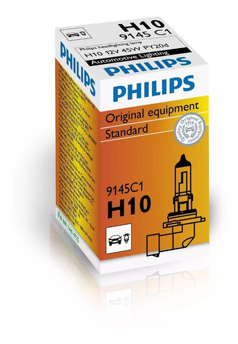 Lampara Phillips 9145 H10 Auxiliar 12v 45w Luces Py20d C1