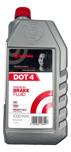 Liquido De Frenos Brembo Dot 4 1,000 Ml