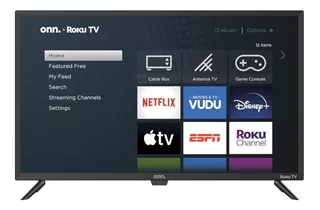 Pantalla Smart TV Onn Roku 100012589 LED Roku OS Led HD 32" Pulgadas