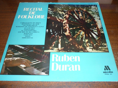 Ruben Duran Recital De Folklore Vinilo Argentino