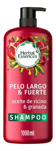 Shampoo Herbal Essences Aceite De Ricino Y Granada 1 L