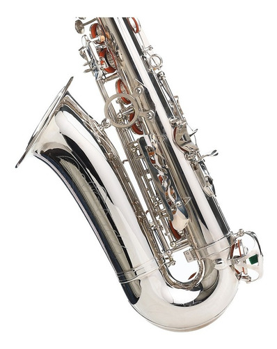 Imagen 6 de 7 de Saxofón Alto Plateado Cora By L. America + Accesorios