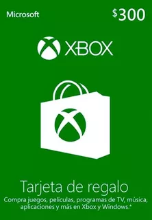 Tarjeta De Regalo Xbox 300