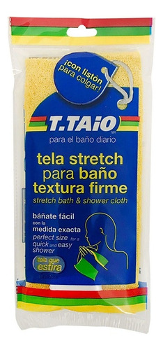 Tela Stretch De Ducha T.taio Textura Firme Color Amarillo