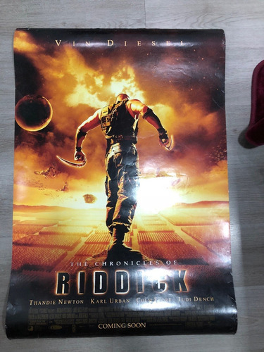 Poster Original Las Crónicas De Riddick (inglés)