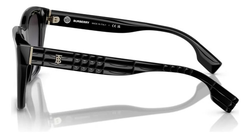 Óculos de sol Burberry Be4391 Lens Grey Rod Black Frame Design 30018g-54-s