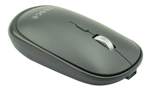 Mouse Bluetooth Recarregável Sem Fio 1600 Dpi Preto Tedge