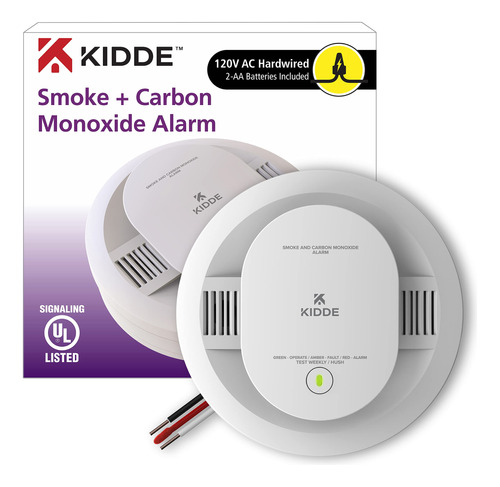 Kidde Detector De Humo Y Monxido De Carbono Cableado, Respal