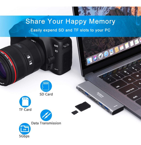Adaptador Usb C Para Macbook Pro / Macbook Air 13 15 16