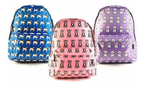 Mochila Espalda Pet Friends Perritos 16´´