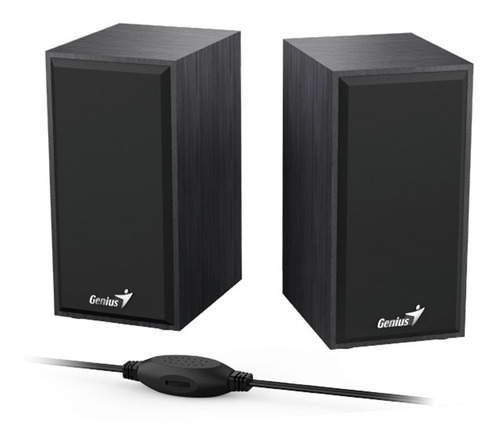 Imagen 3 de 7 de Parlantes Genius Sp Hf180 De Madera Stereo Usb + Jack 3.5mm