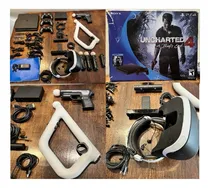 Comprar Ps4 Slim 500gb +3 Controles+2câmera+4 Mover+pistola Ps3 + Playstation Oculos Vr Ps4 Ps5 Kit + Pistola