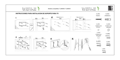 Soporte Tv Led Fijo Para Pared 26 A 63