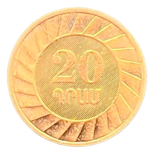 Armenia - 20 Dram - Año 2003 - Km # 93 - Escudo