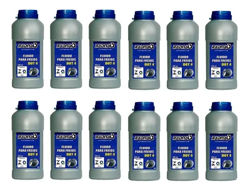 comprar Fluido De Freio Radnaq Dot4 500ml - 12 Unidades