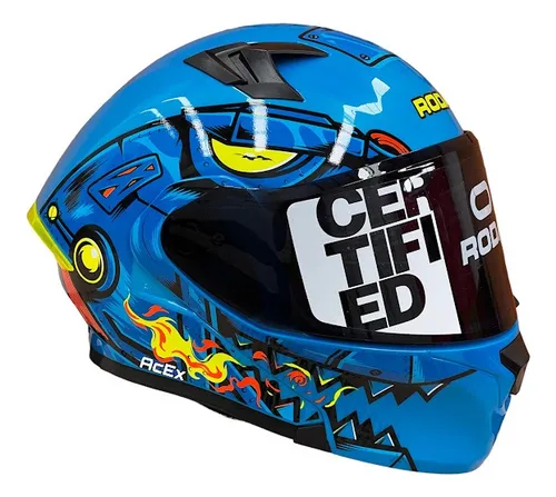 Casco italika azul sale