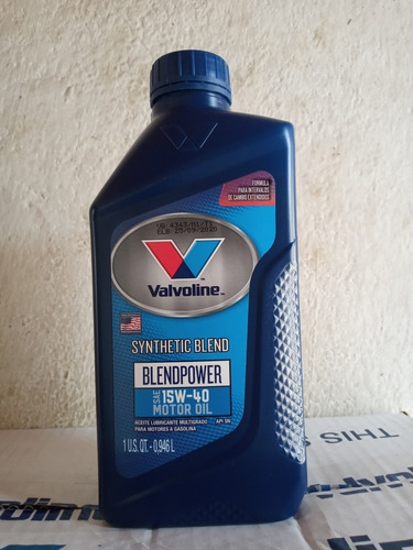 Aceite 15w40 Semi Sintético Valvoline