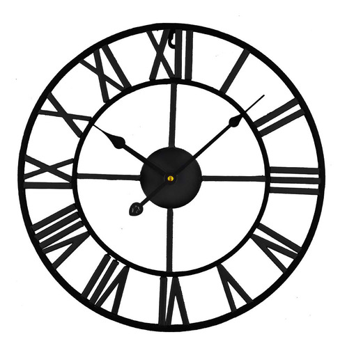 Timelike Reloj Pared Decorativo Numero Romano Industrial 24 