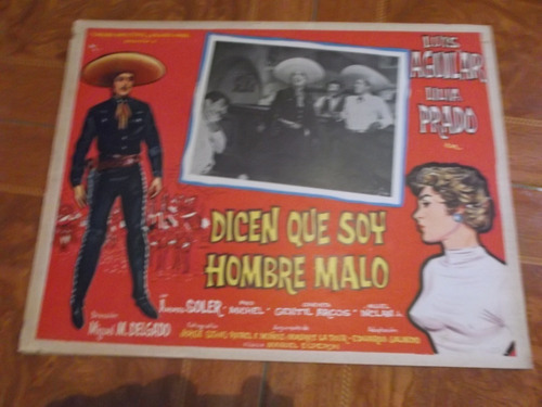 Cartel De Cine De Lilia Prado En Dicen Que Soy Hombre Malo!