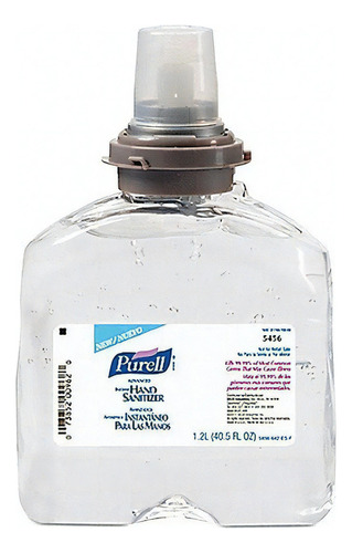 Repuesto Gel Sanitizante Purell®advanced, P/dispen.tfx, 1.2l