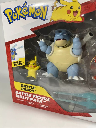 Figura Pokemon Battle Multipack Pikachu Blastoise Charmeleon