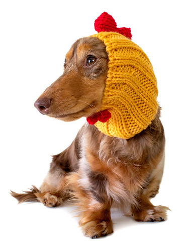 Zoo Snoods Disfraz De Pollo De Gallo Para Gatos Y Perros, Pe