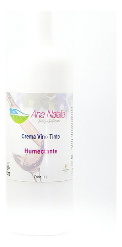  Crema Corporal Humectante & Spa 1 Litro / By Ana Natalia  Vino Tinto Plástico 1 Lt