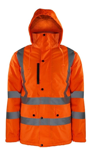 Parka Siberia Naranja Fluor Termica Alta Visibilidad  