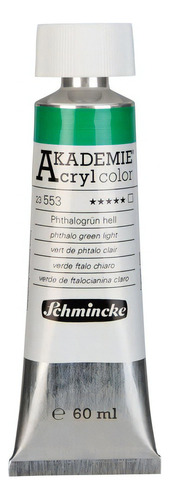 Tinta Acrílica Schmincke 60ml 553 Phthalo Green Light