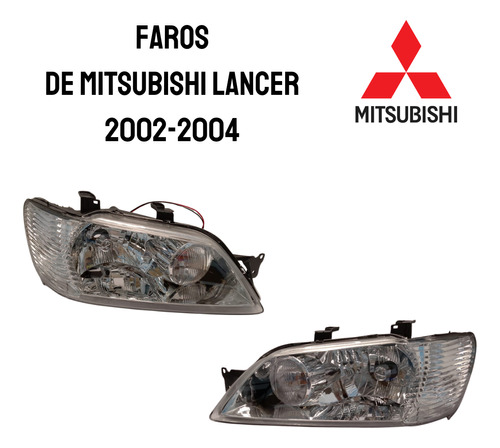 Faros De Mitsubishi Lancer 2002-2004
