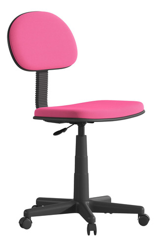 Flash Furniture Harry Silla Giratoria De Oficina Con Respal. Color Rosado Oscuro