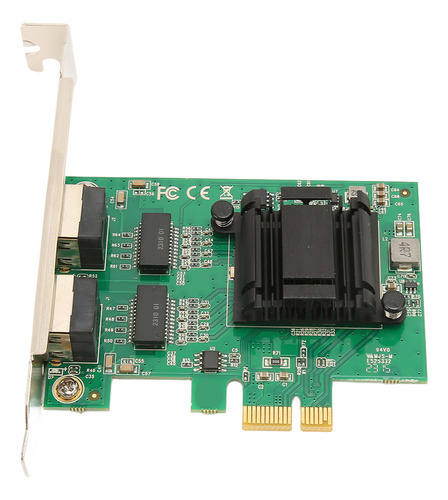 Tarjeta De Red Pci Ex1 To 2 Rj45 Txa108 82571 Puerto Gigabit