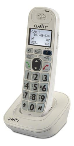 Handset Clarity Serie D704 Para Teléfonos Inalámbricos Ampli