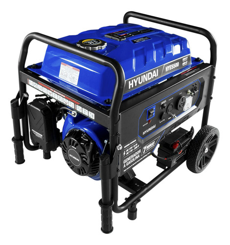 Generador Con Motor A Gasolina Monofásico Hyundai Hye5500