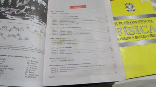Os Fundamentos Da Física - Coleção Completa Com 3 Livros Com Principais Resoluções Autor: Ramalho, Nicolau E Toledo