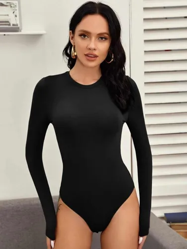 BYGYZSZ Body ajustado de invierno para mujer  