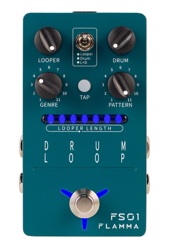 Pedal De Ritmos Y Loop Flamma Fs01 Drum Loop