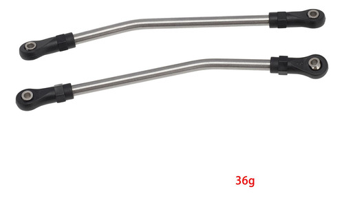 2 Pcs Alumínio Traseiro Traseiro Trailing Arm E Prata