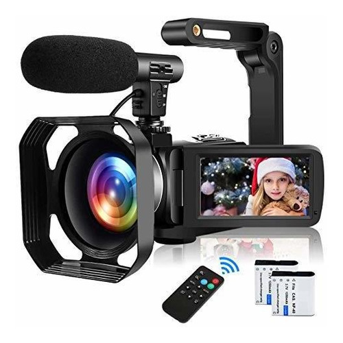 Videocamara Con Microfono Ultra Hd 2.7k 30mp