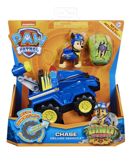 Paw Patrol Patrulla Canina Dino Rescue Chase Deluxe 