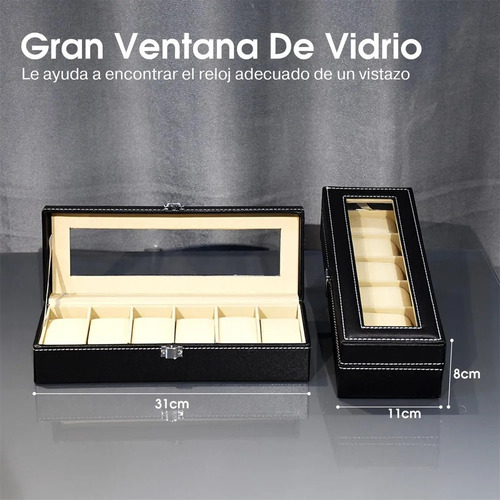 . Relojero, Caja Organizadora Relojes Para Hombre,
